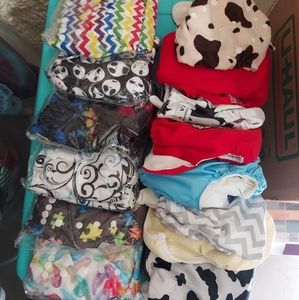 Lot 14 reusable diapers